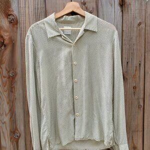 SANDRO lyocell/viscose Shirt M. france italy camp collar vacation corridor apc